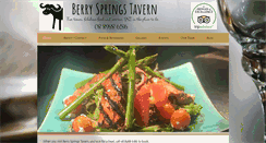 Desktop Screenshot of berryspringstavern.com